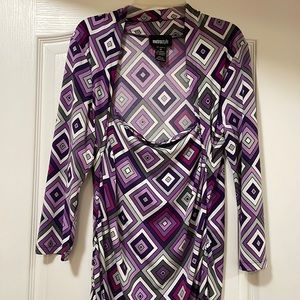 Metro Style Purple Dress Size: 12